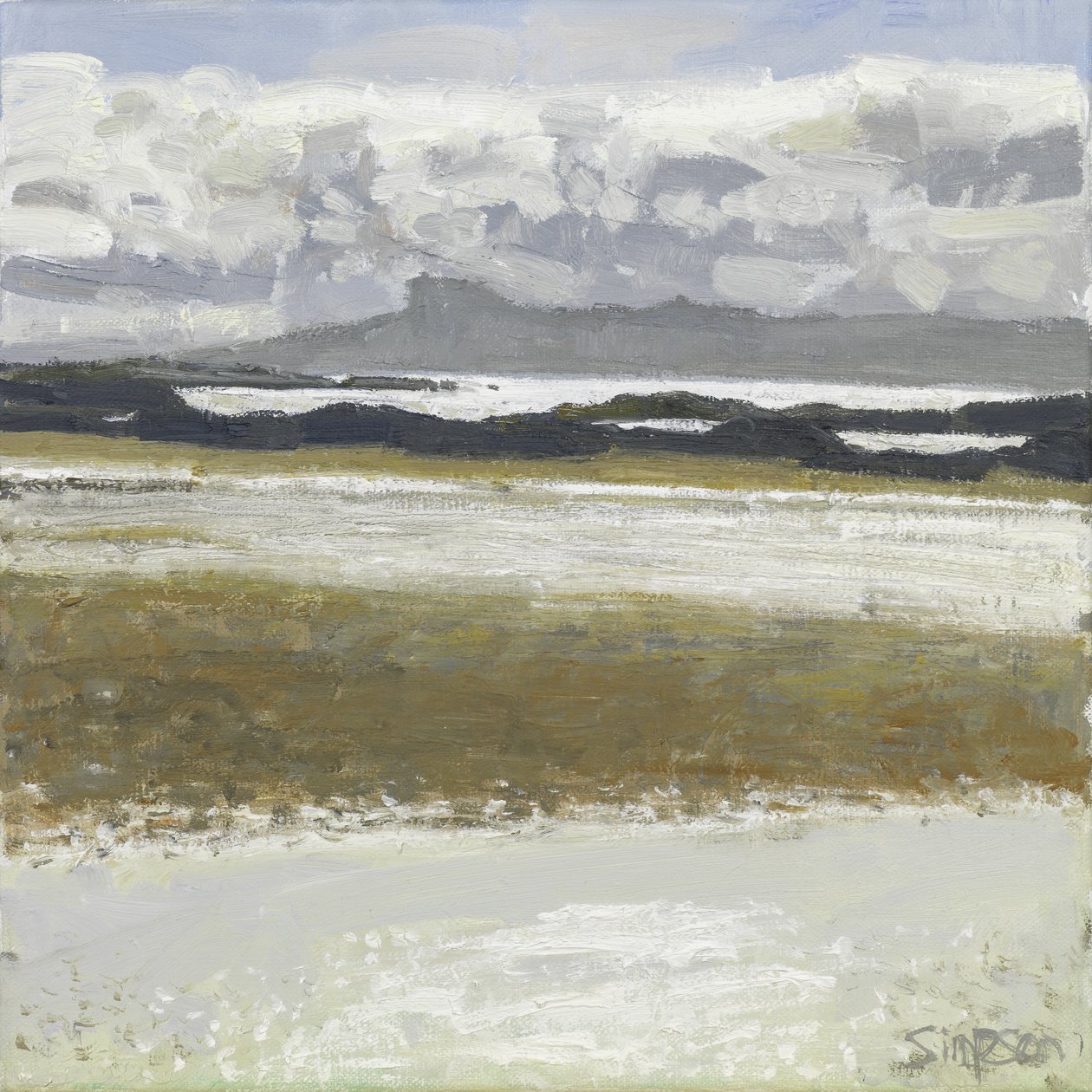 Sgurr, 2016 (öljy kankaalle) tekijältä Charles Simpson