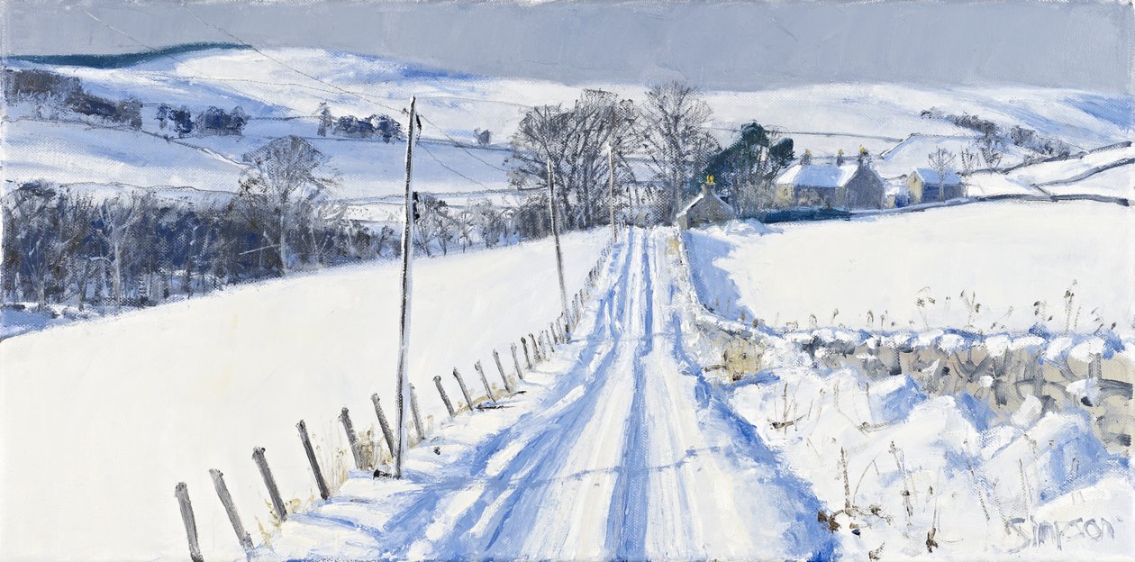 Lumi, Newhall, 2010 (öljy kankaalle) tekijältä Charles Simpson