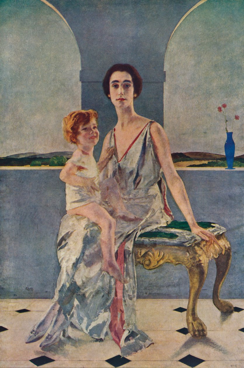 Rocksavagen kreivitär ja hänen poikansa, 1922 1935 tekijältä Charles Sims