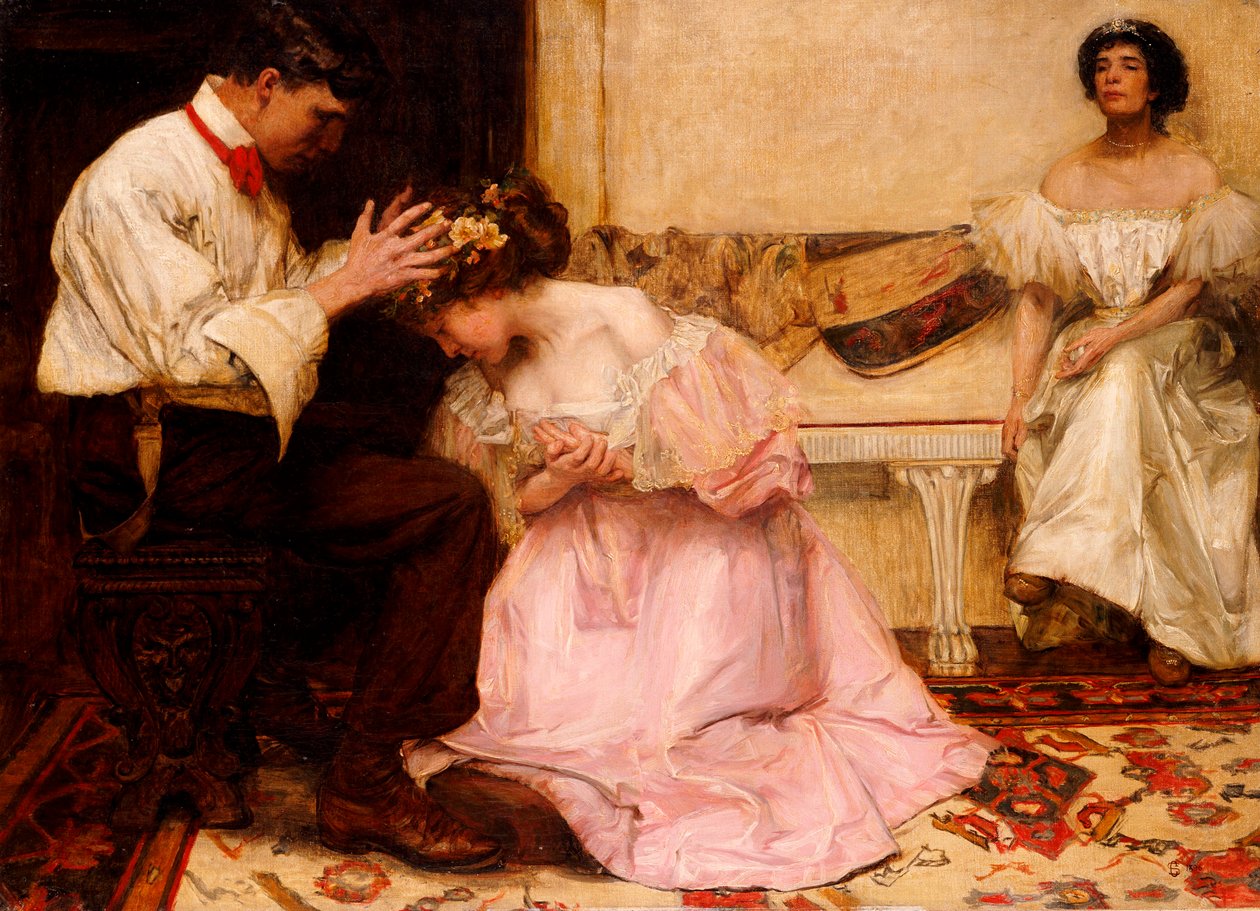 Kaksi kruunua, 1896 tekijältä Charles Sims