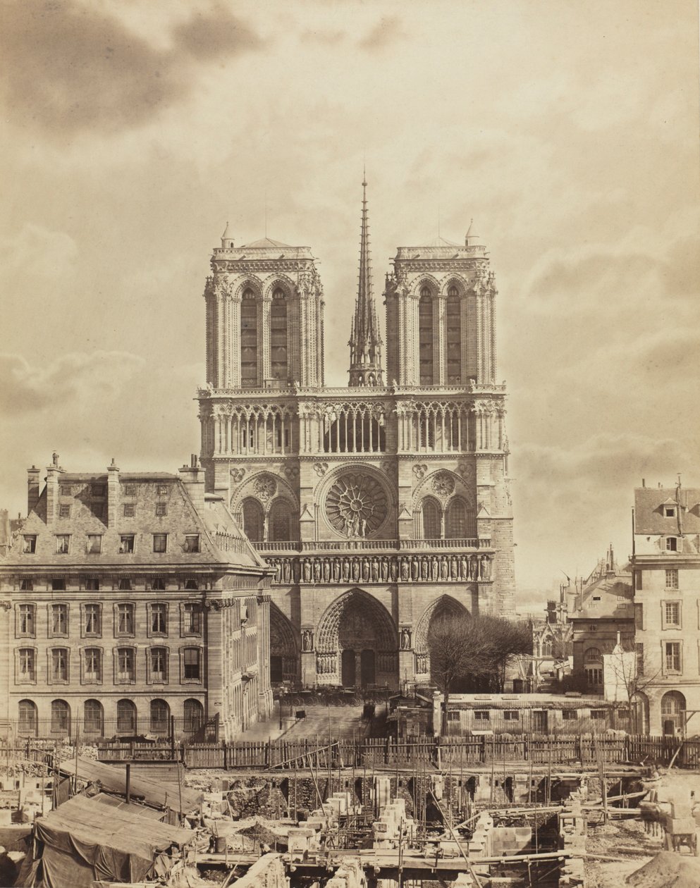 Notre Dame de Paris, 1860-luvun alku. tekijältä Charles Soulier