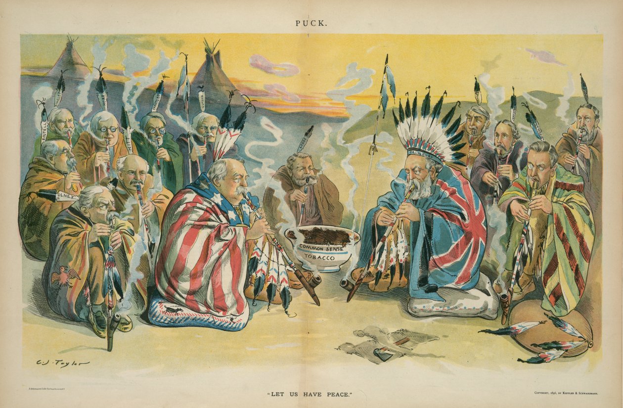 Rauha meille, 1896 (kromolitografia) tekijältä Charles Taylor