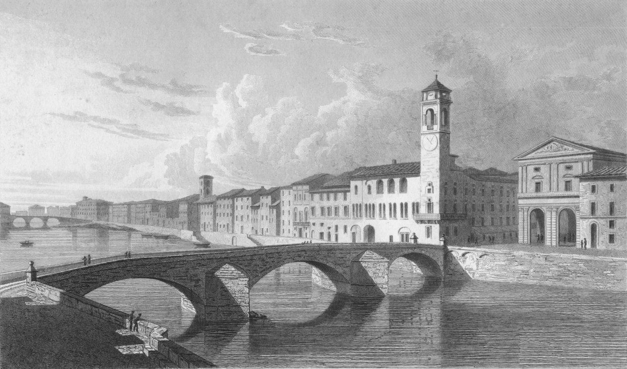 Pisa, 1818. tekijältä Charles Theodosius Heath