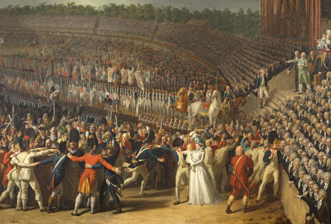 Fête de la Fédération, 14. heinäkuuta tekijältä Charles Thevenin