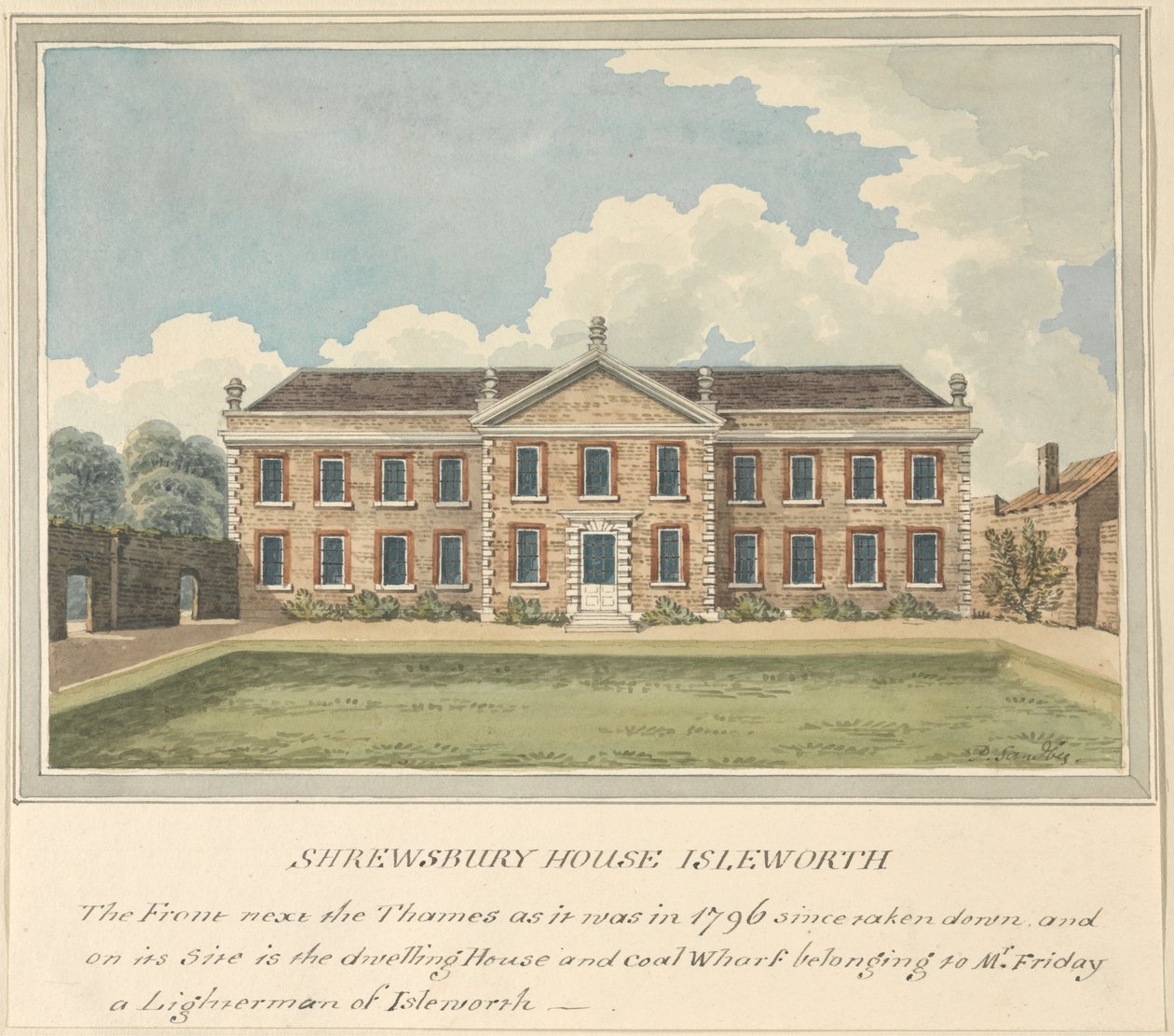 Shrewsbury House, Isleworth, Middlesex tekijältä Charles Tomkins