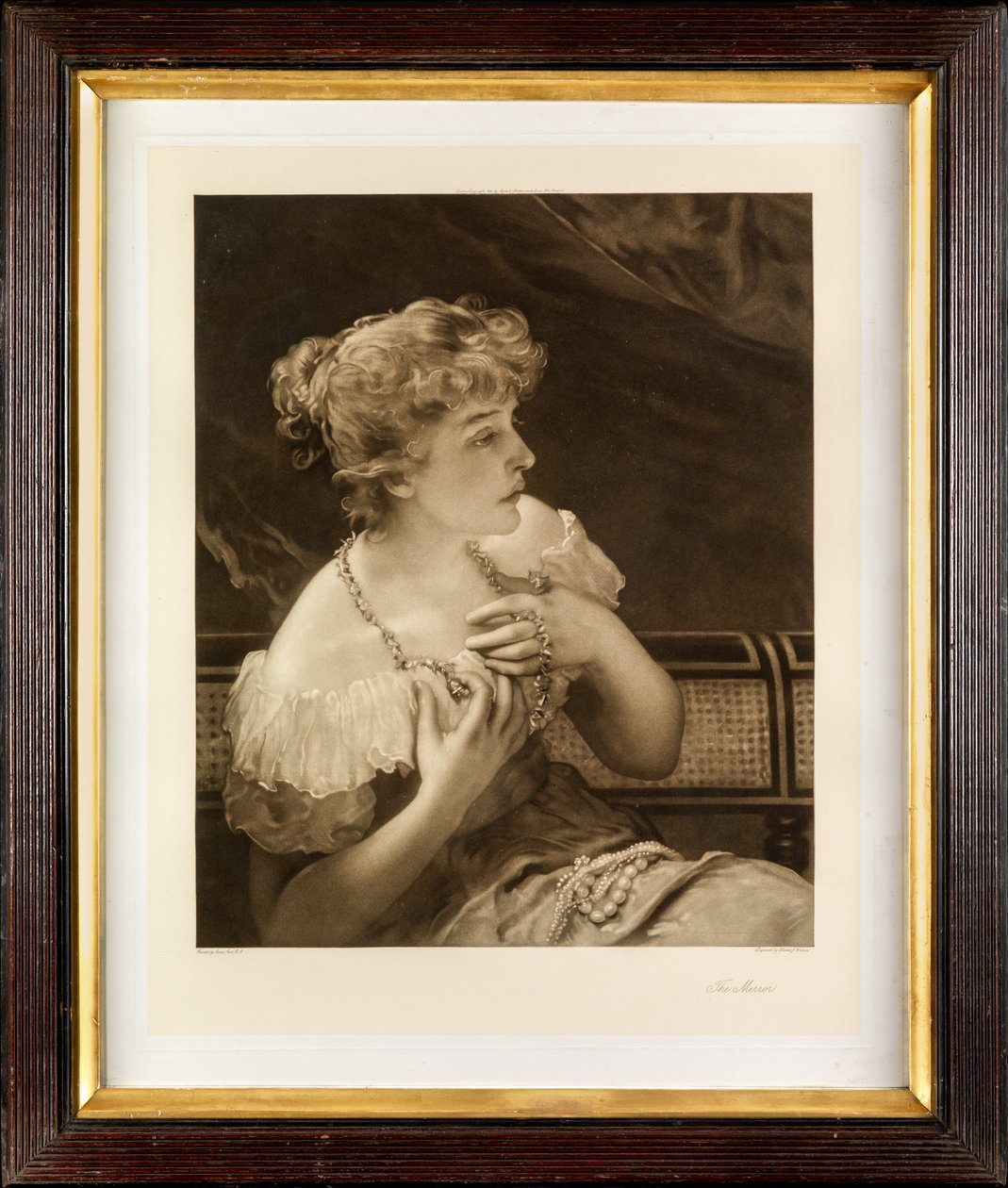 Peili (mezzotint) tekijältä Charles Tomkins
