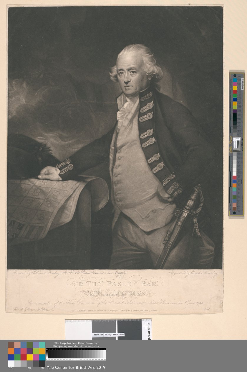 Sir Thomas Pasley tekijältä Charles Townley