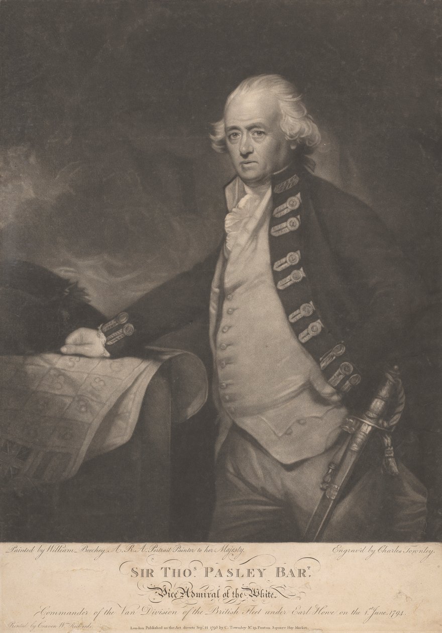 Sir Thomas Pasley tekijältä Charles Townley