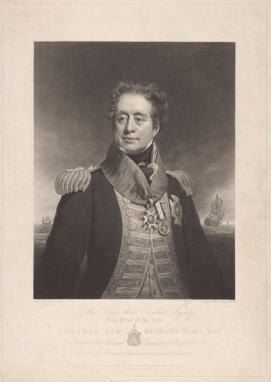 Amiraali Sir Richard King tekijältä Charles Turner