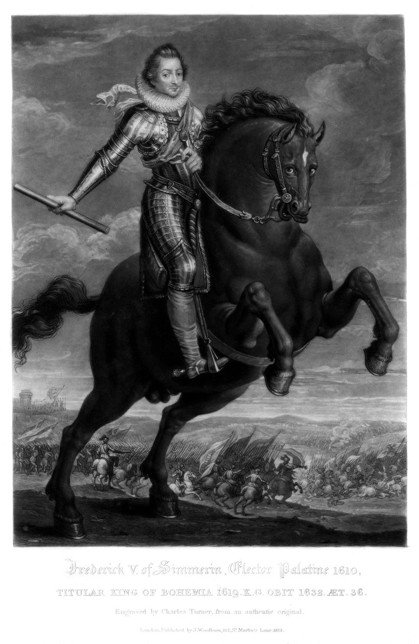Frederick V, vaaliruhtinas Palantine, 1816. tekijältä Charles Turner