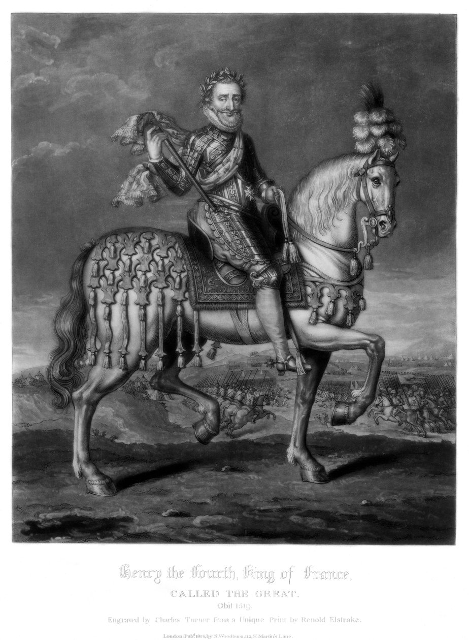 Henrik IV, Ranskan kuningas, 1816. tekijältä Charles Turner