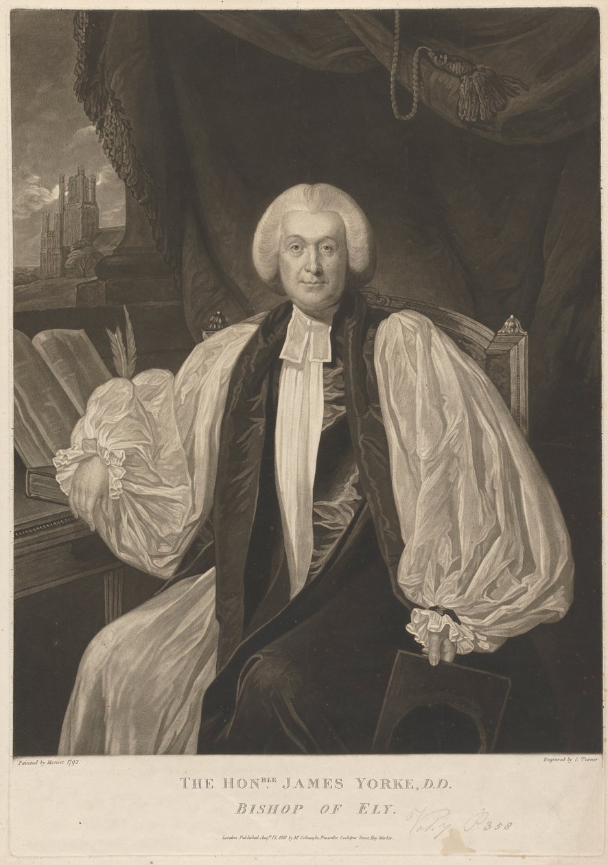 Hon. James Yorke, Elyn piispa tekijältä Charles Turner