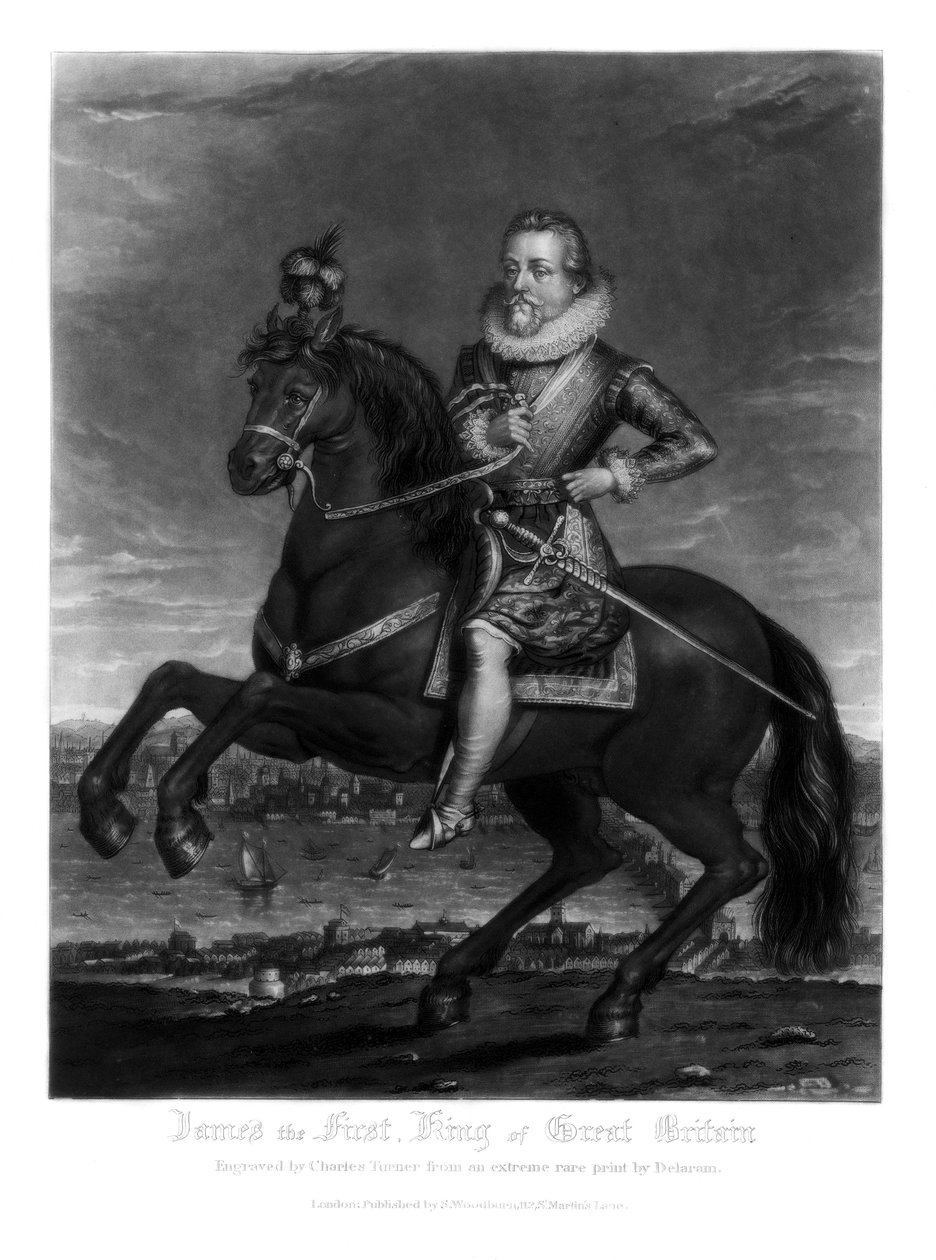 James I, Ison-Britannian kuningas, 1816. tekijältä Charles Turner