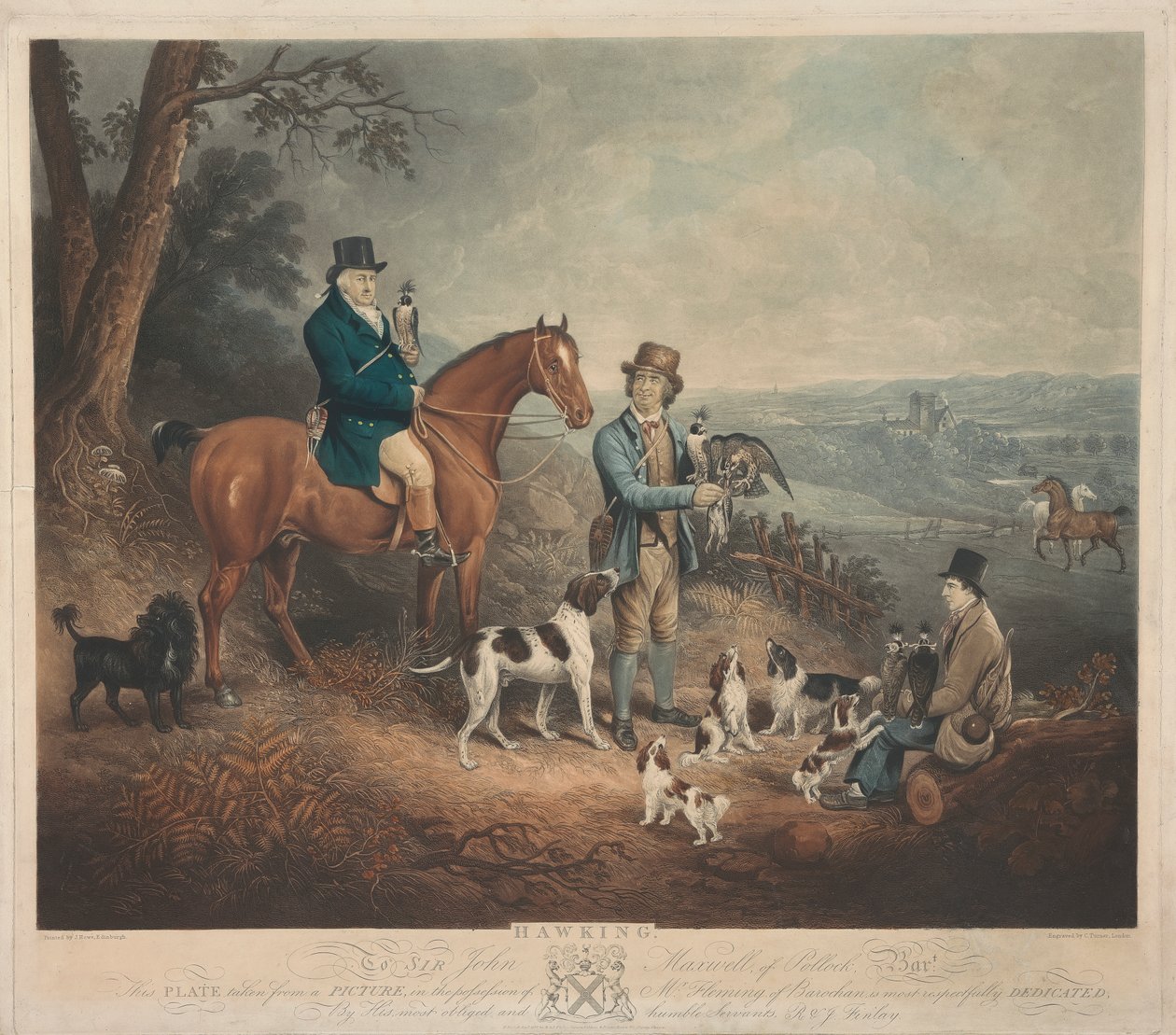 Malcolm Fleming Barochanista 1745-1811. Hawking... tekijältä Charles Turner