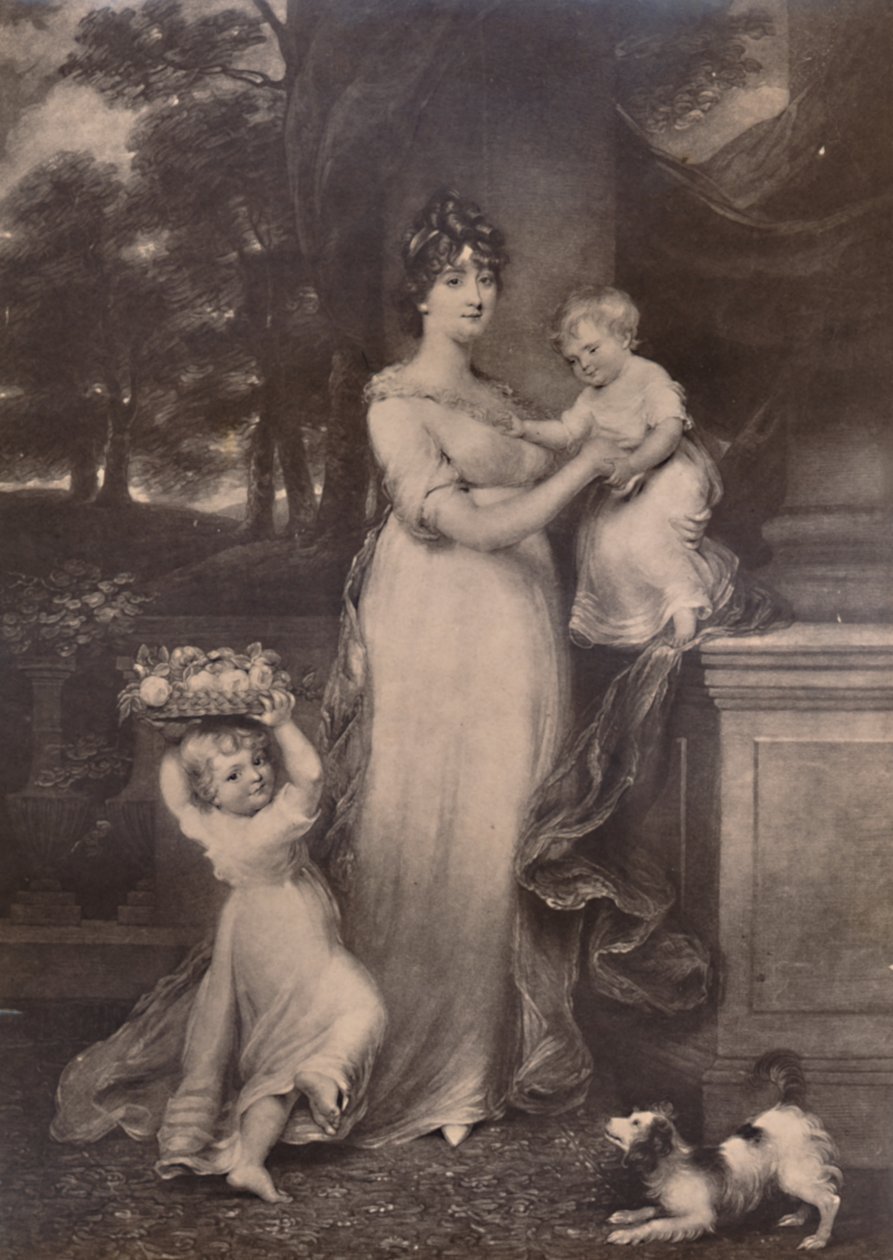 Maria Scott-Waring ja hänen tyttärensä, n. 1804 1894 tekijältä Charles Turner