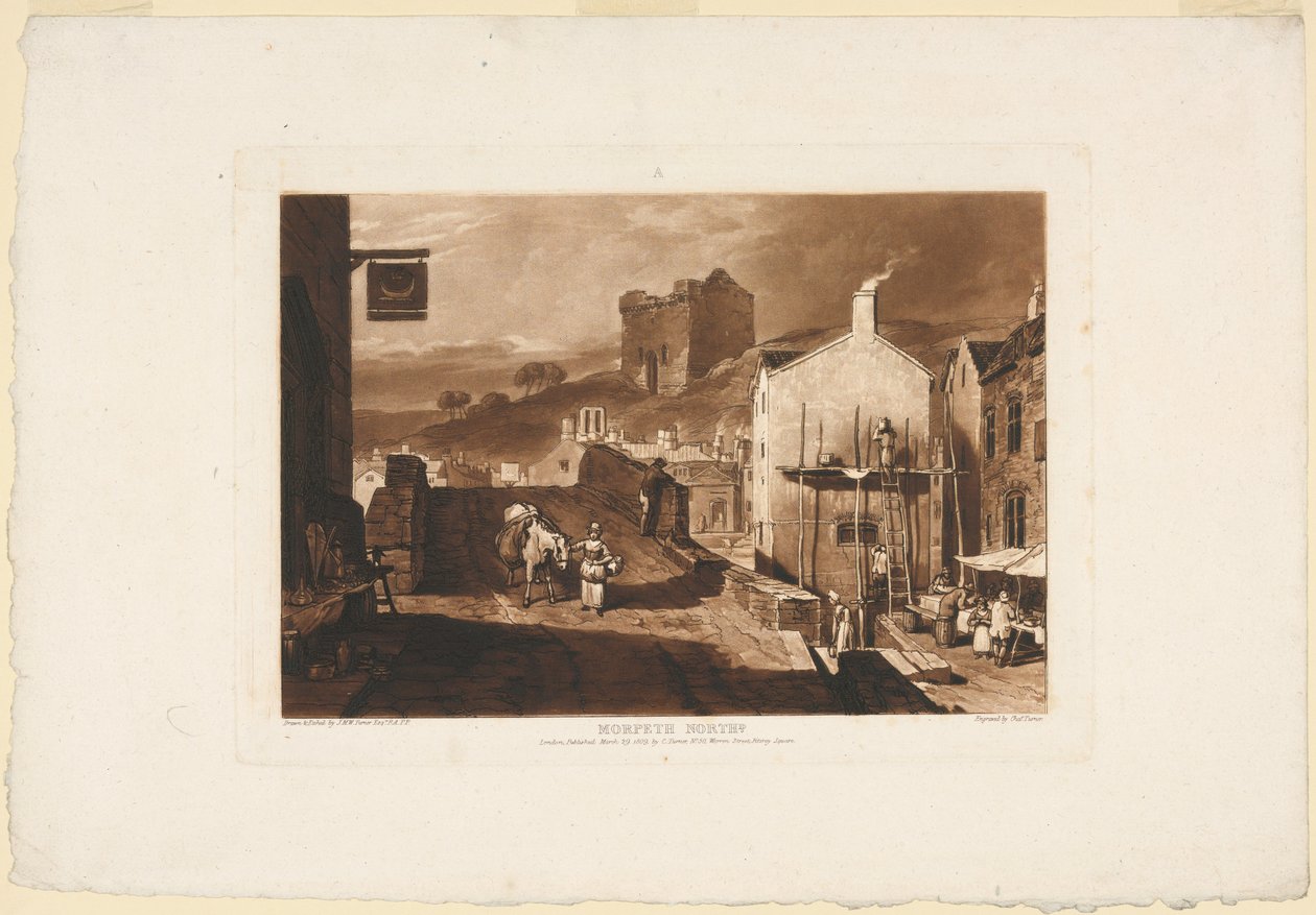 Morpeth, Northumberland, Liber Studiorumista, 1809 tekijältä Charles Turner