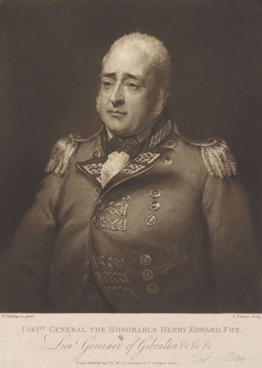 Arvoisa kenraaliluutnantti Henry Edward Fox tekijältä Charles Turner