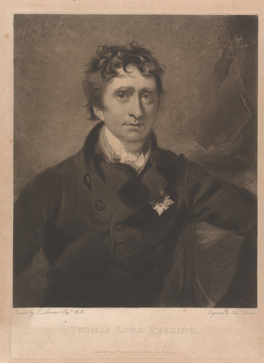 Thomas Erskine, 1. Erskinen paroni tekijältä Charles Turner
