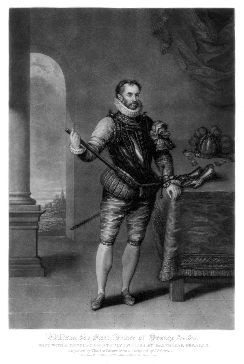 William I, Orangen prinssi, 1816. tekijältä Charles Turner