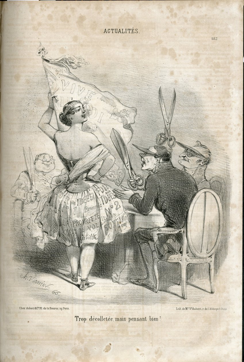 Charles Vernierin (? -1887) kuvitus Le Charivarissa tekijältä Charles Vernier