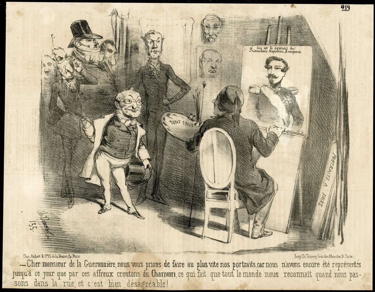 Charles Vernierin (? -1887) kuvitus Le Charivarissa tekijältä Charles Vernier