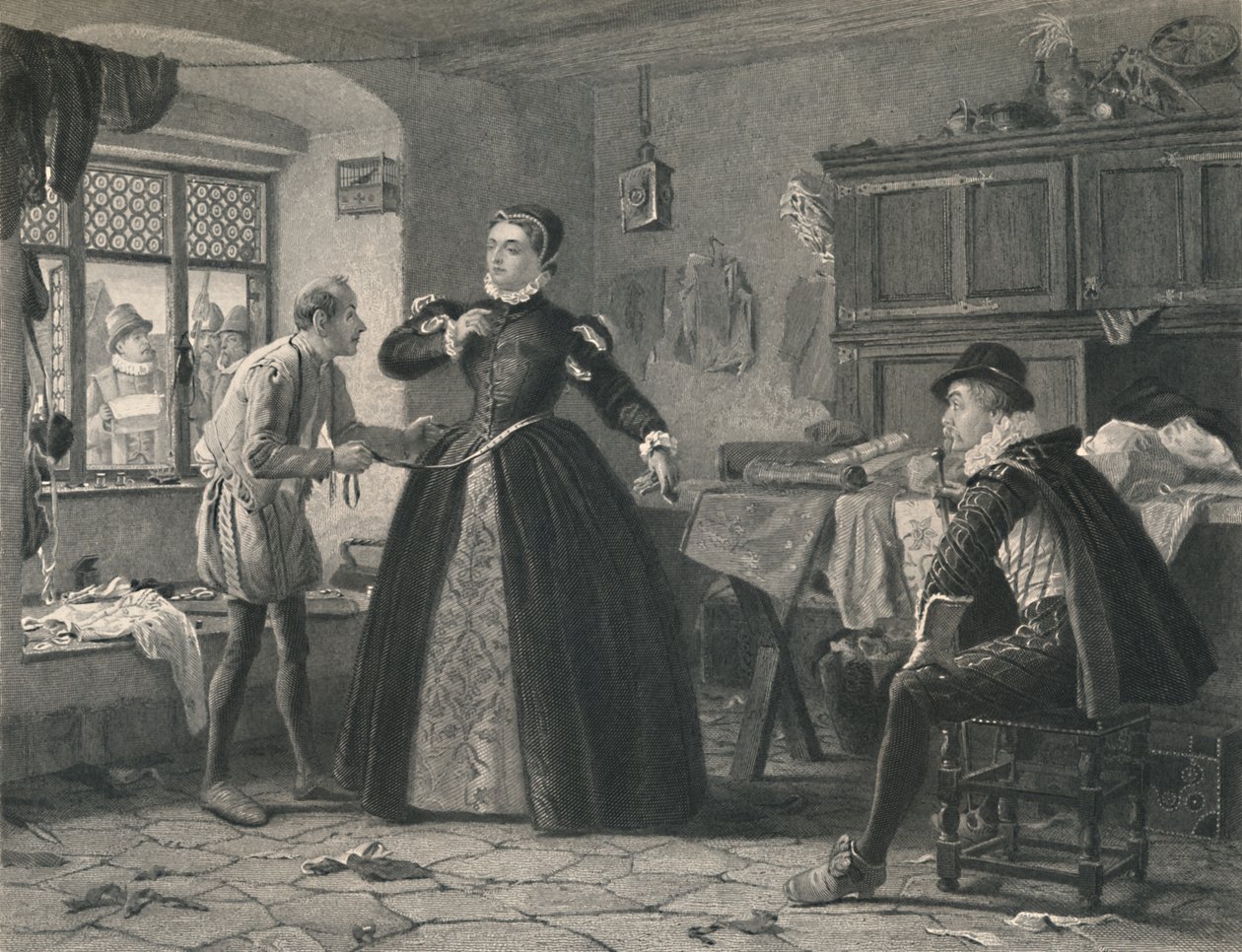 The Ladys Tailor King Henry IV - Toinen osa, n. 1870 tekijältä Charles W. Sharpe