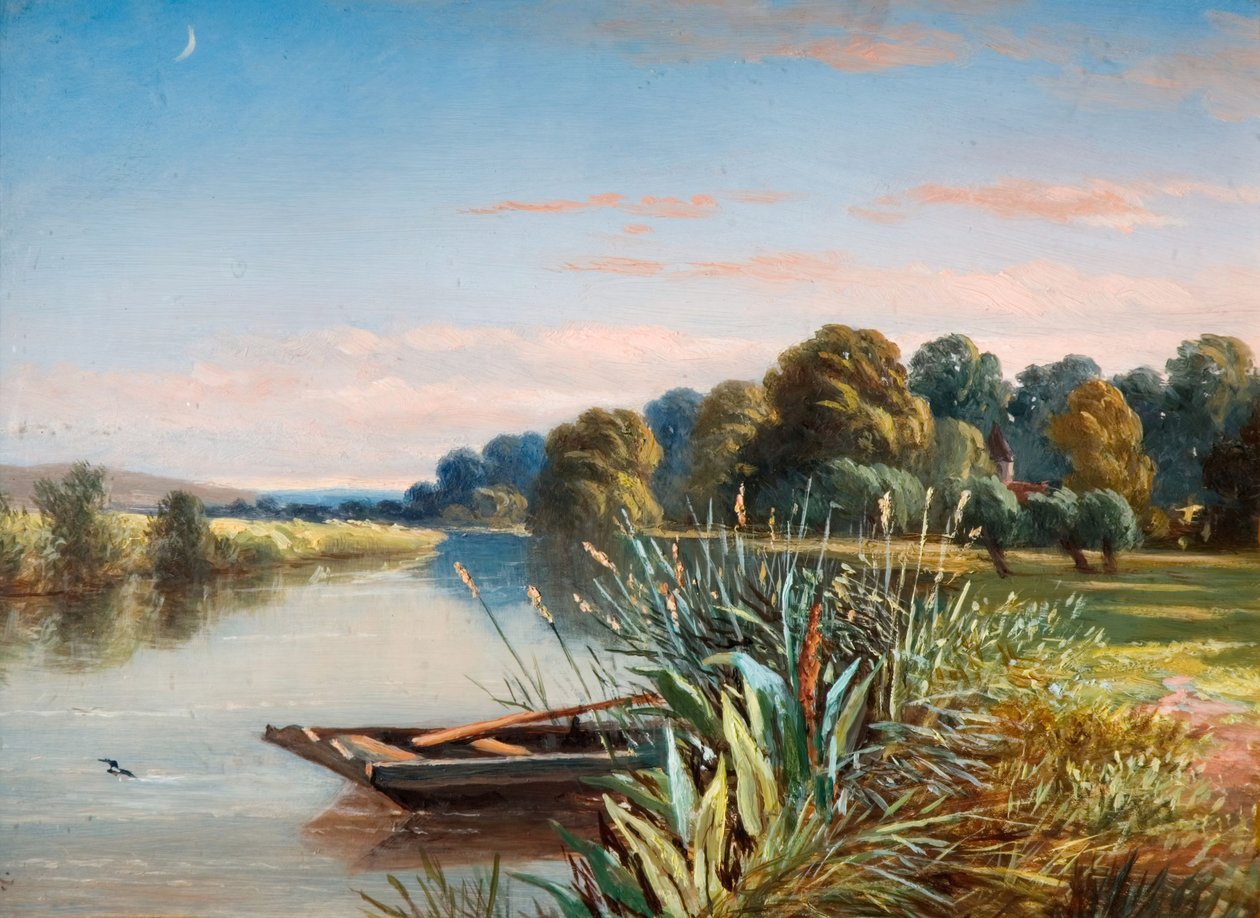 Jokikohtaus, 1880. tekijältä Charles Walter Radclyffe