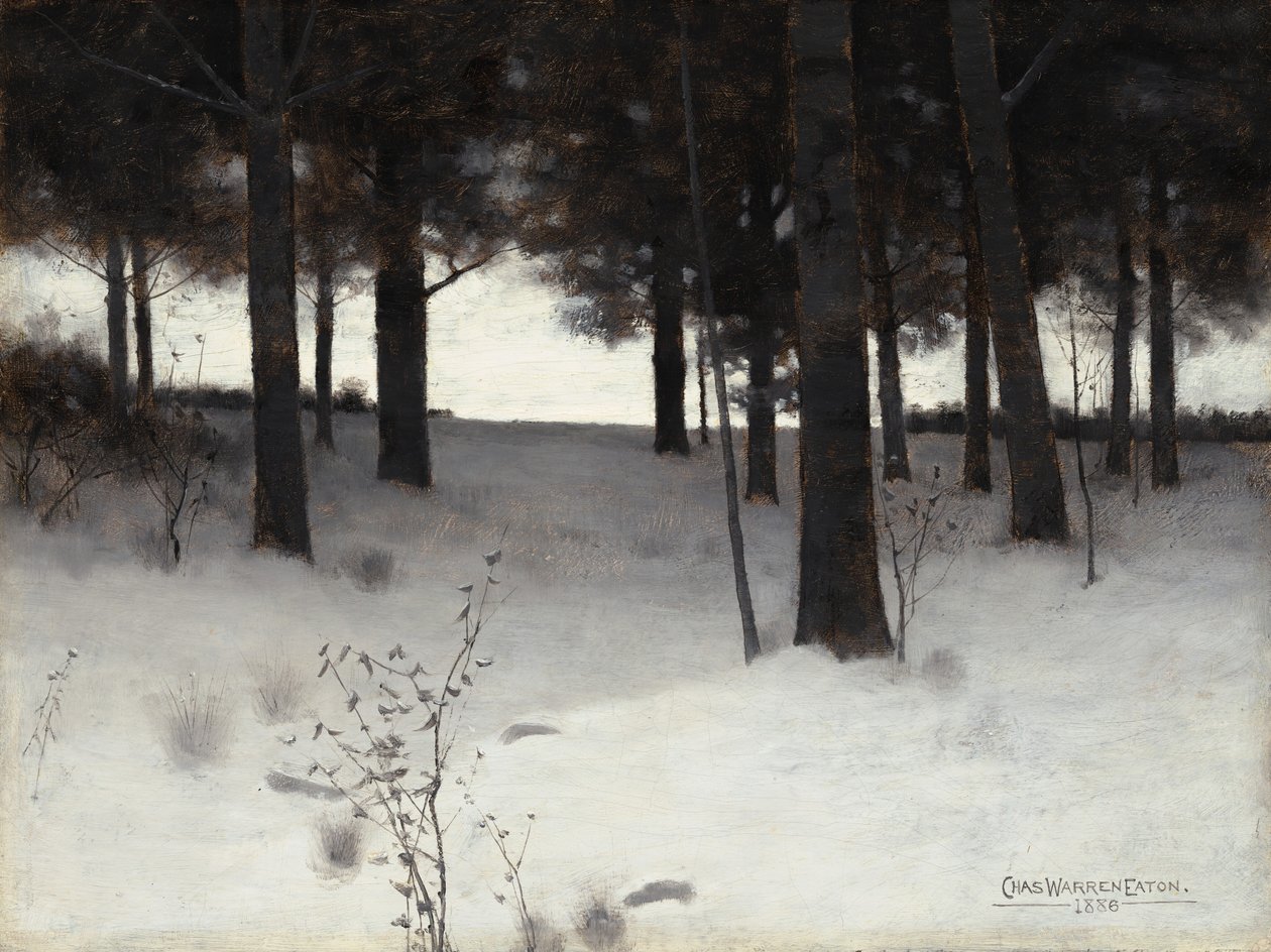 Metsää talvella tekijältä Charles Warren Eaton