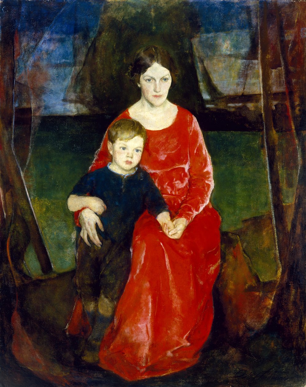 American Motherhood, 1922 tekijältä Charles Webster Hawthorne