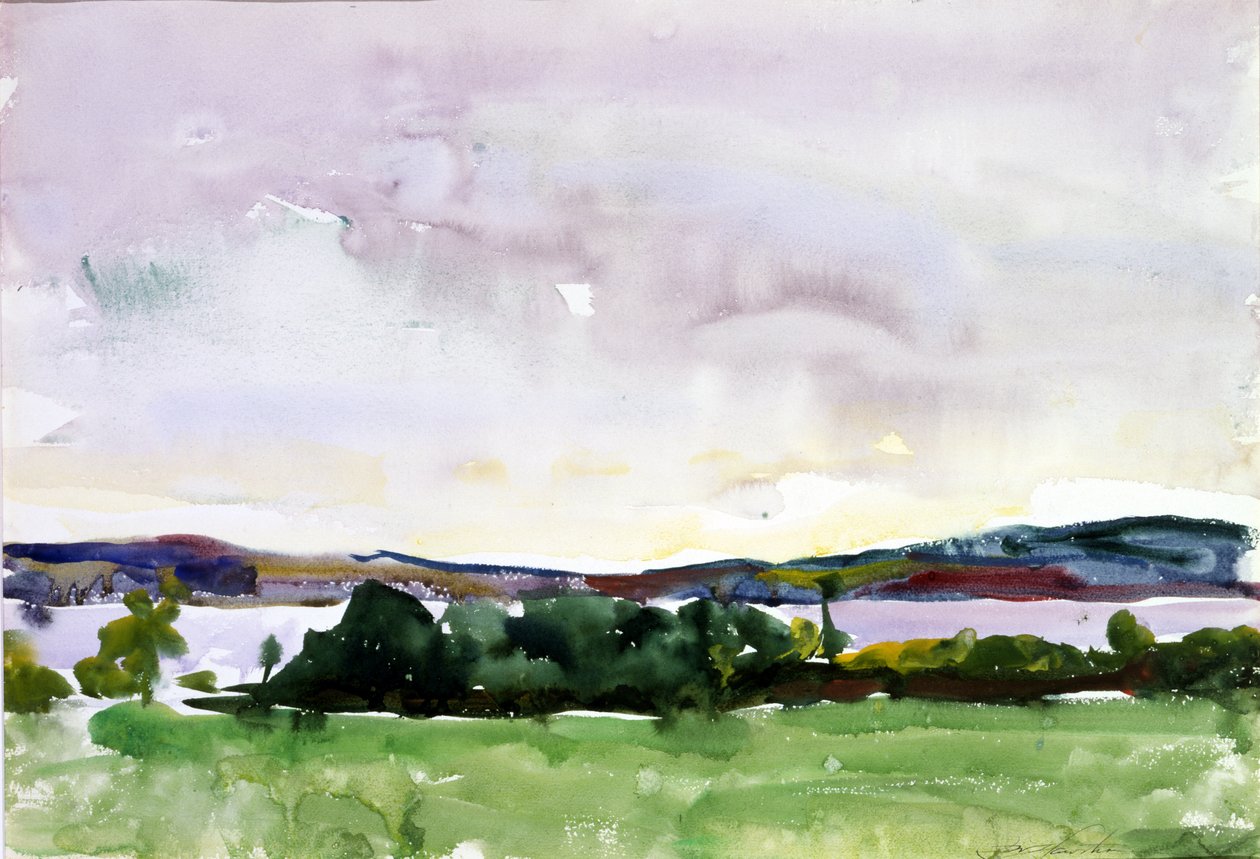 New Hampshire Lake - Raymond, 1927. tekijältä Charles Webster Hawthorne