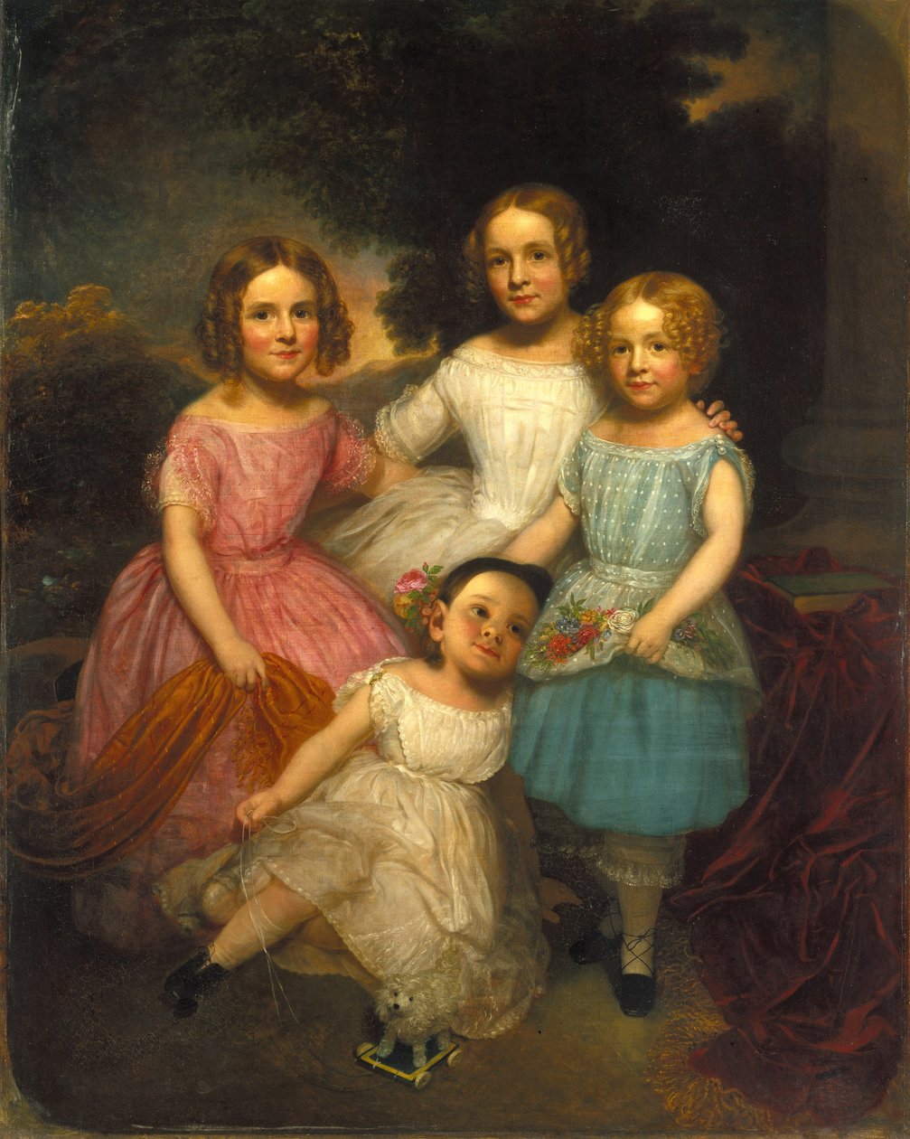 Adrian Baucker Holmesin lapset, n. 1850 tekijältä Charles Wesley Jarvis