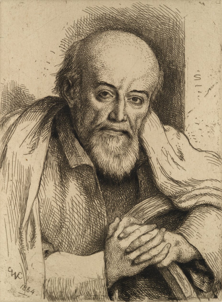 Samuel Palmerin muotokuva, 1884. tekijältä Charles West Cope