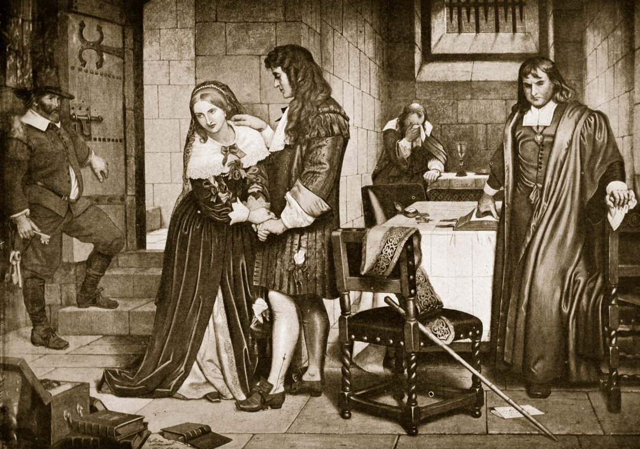 Lordi ja Lady Russellin ero, 1683 tekijältä Charles West Cope