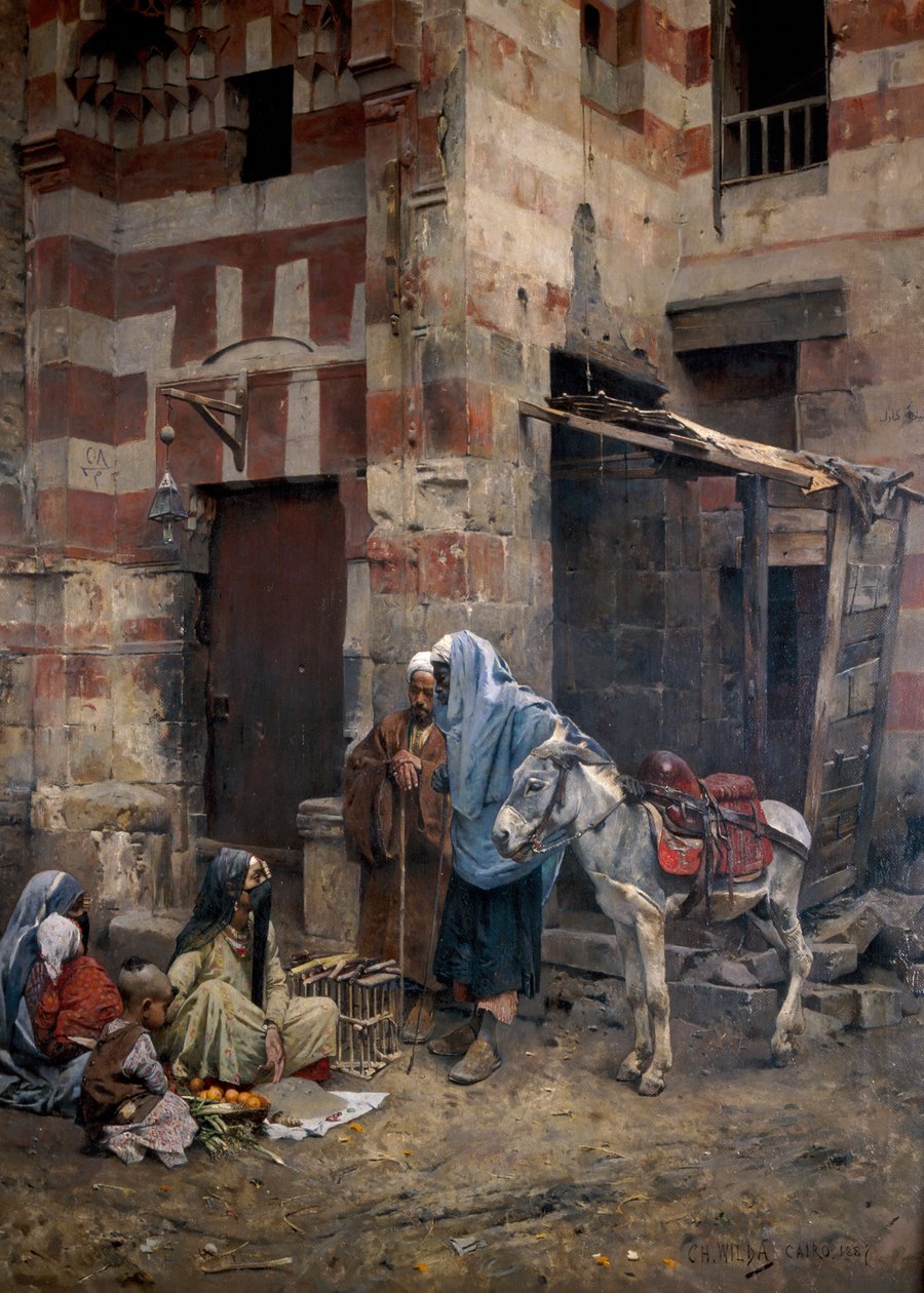 "Ennustaminen", 1887 tekijältä Charles Wilda