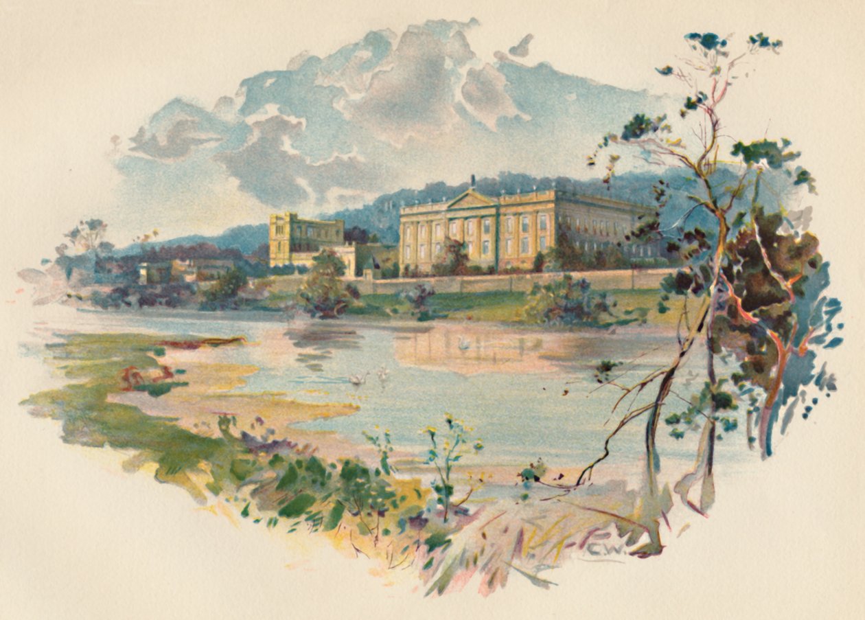 Chatsworth Derwentistä, 1890 tekijältä Charles Wilkinson
