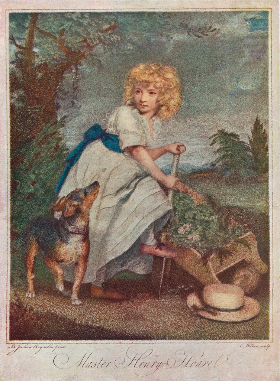 Mestari Henry Hoare 1784-1836, poikana, puutarhanhoito, 1883 1906 tekijältä Charles Wilkinson