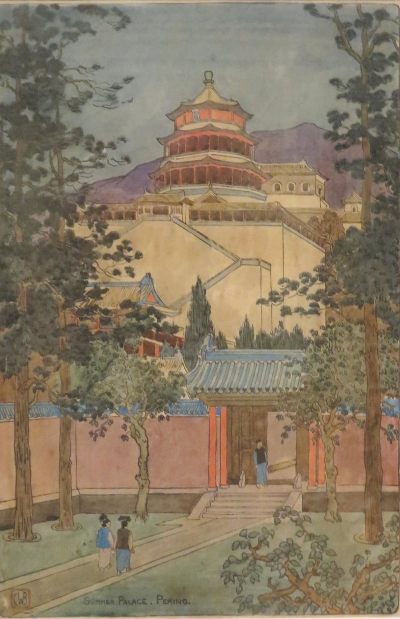 Charles W. Bartlettin "Kesäpalatsi, Peking", HMA 28530. tekijältä Charles William Bartlett