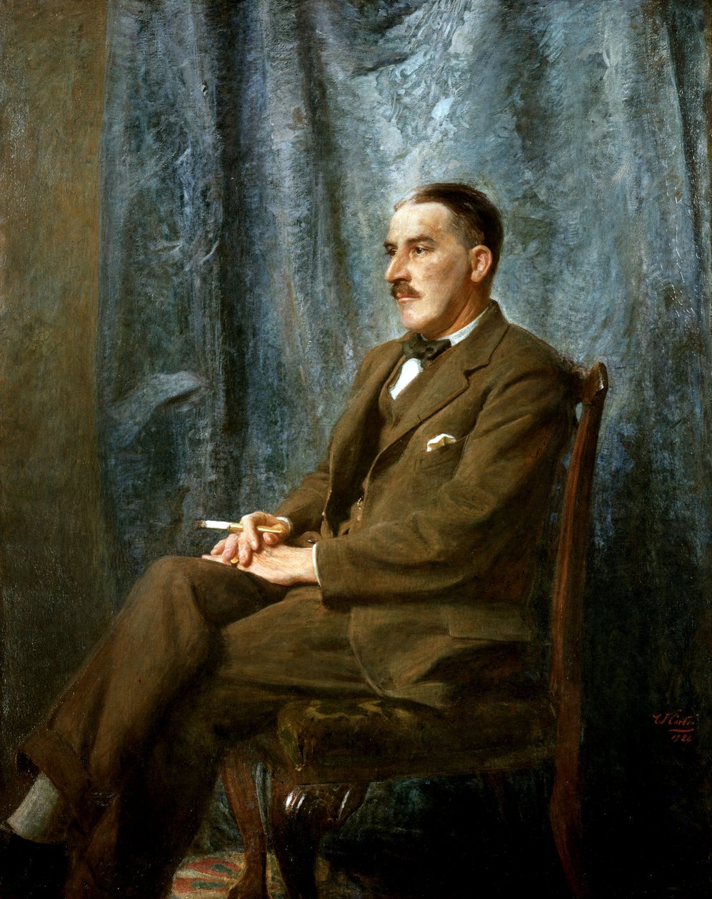 Howard Carterin muotokuva, 1924 öljy kankaalle tekijältä Charles William Carter