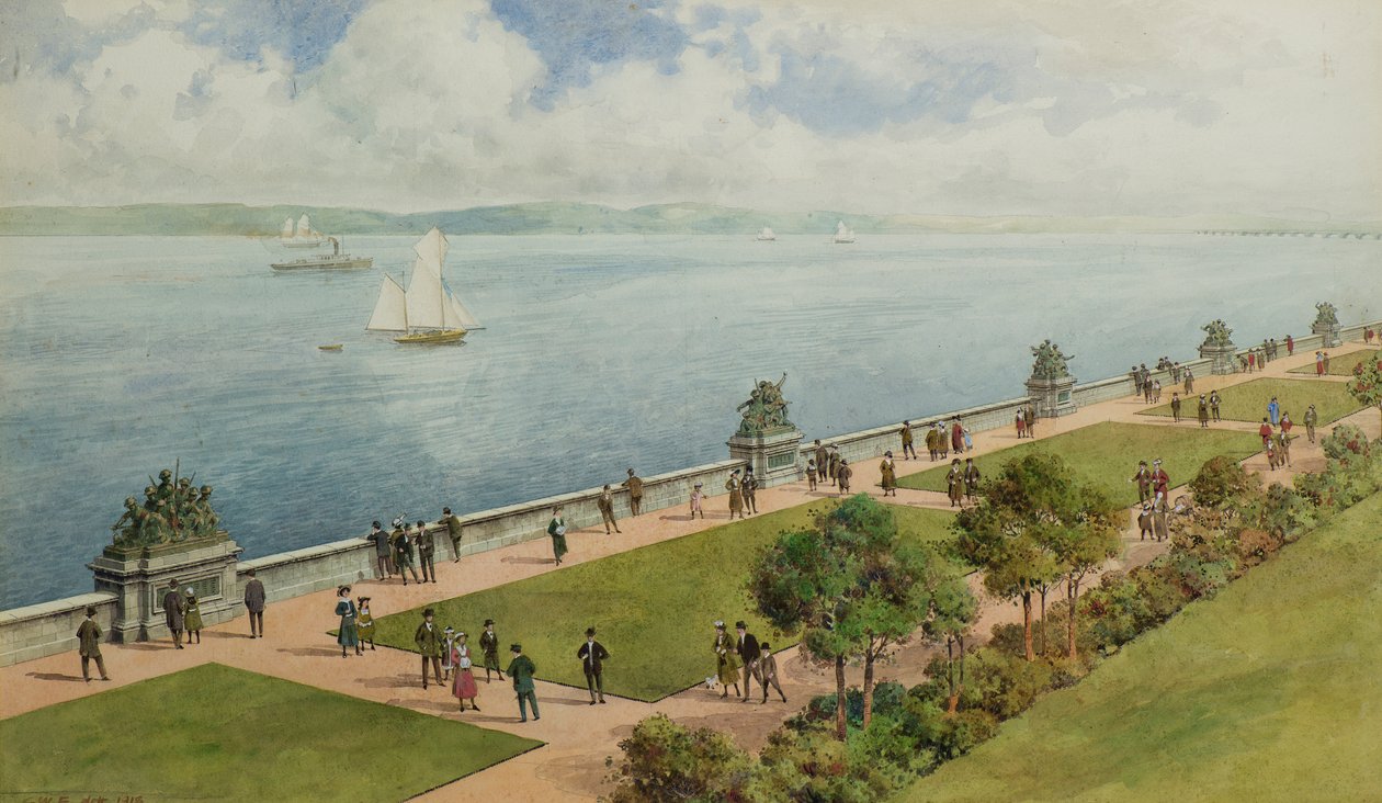 Taiteilijaprojekti Riverside Drivelle, Dundeelle tekijältä Charles William English