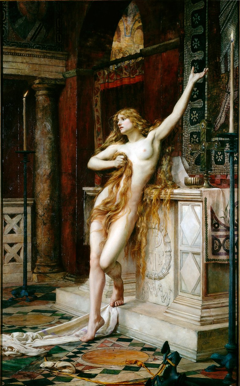 Hypatia, 1885 tekijältä Charles William Mitchell