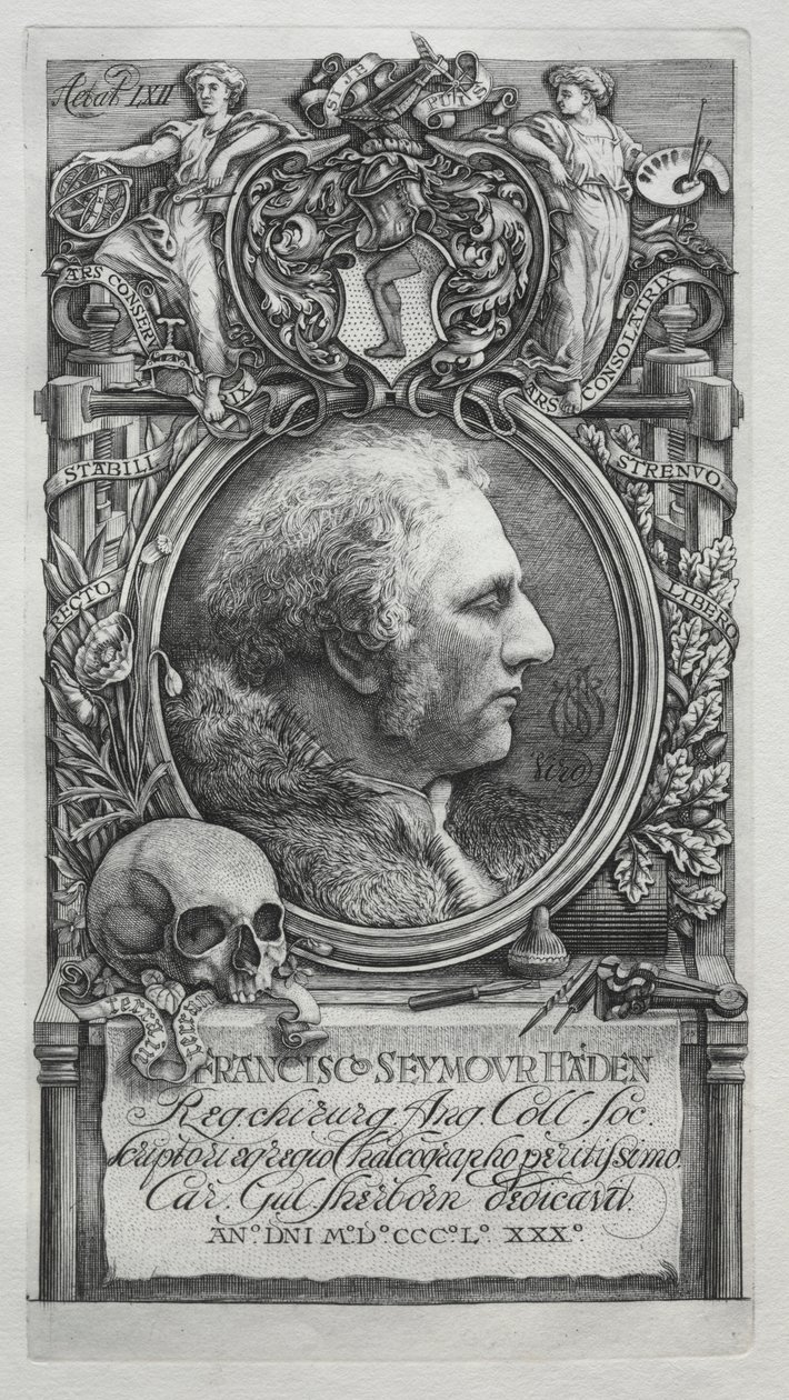 Hadeniana - Sir Francis Seymour Hadenin muotokuva tekijältä Charles William Sherborn