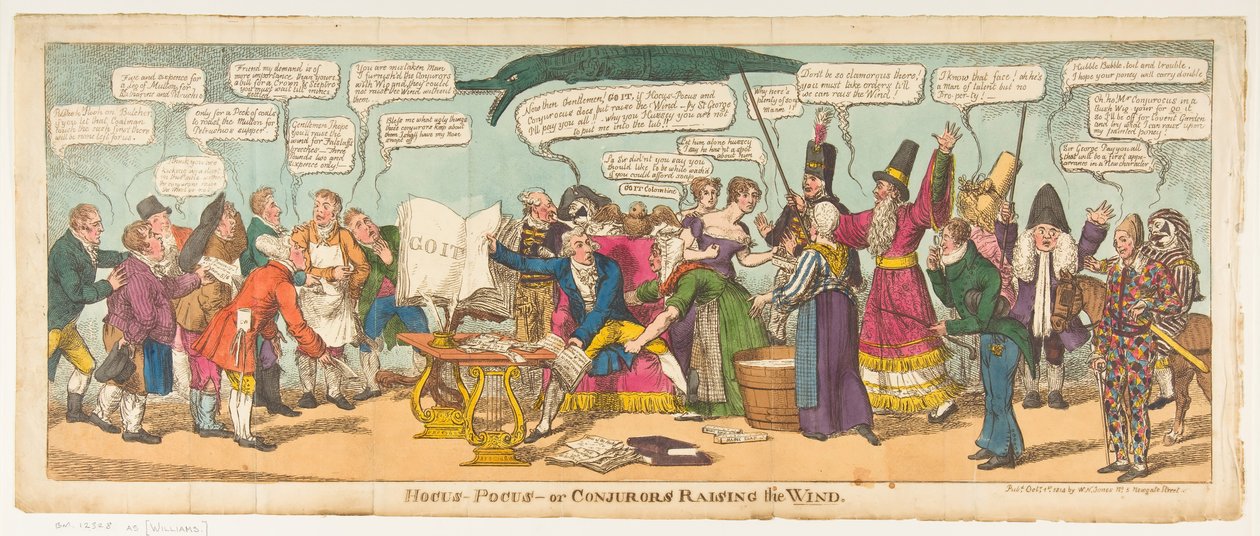 Hocus Pocus-tai Taikurit kohottavat tuulta, 1. lokakuuta 1814. tekijältä Charles Williams