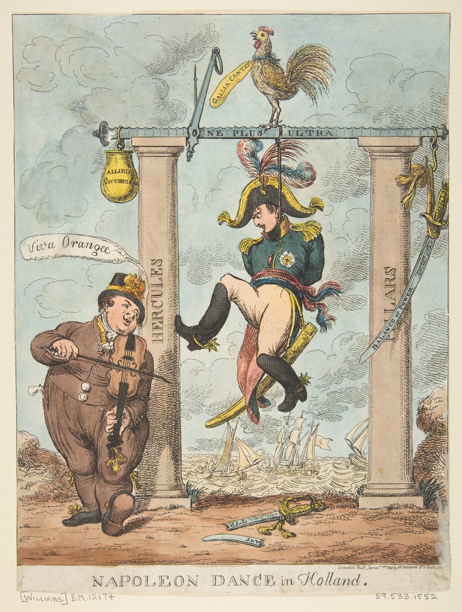 Napoleon Dance Hollannissa, 1. tammikuuta 1814 tekijältä Charles Williams