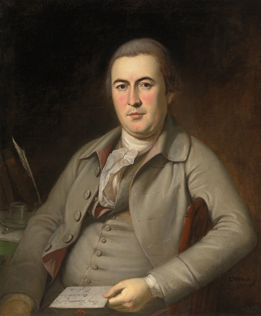 Benjamin Harrison, Jr., 1783. tekijältä Charles Willson Peale