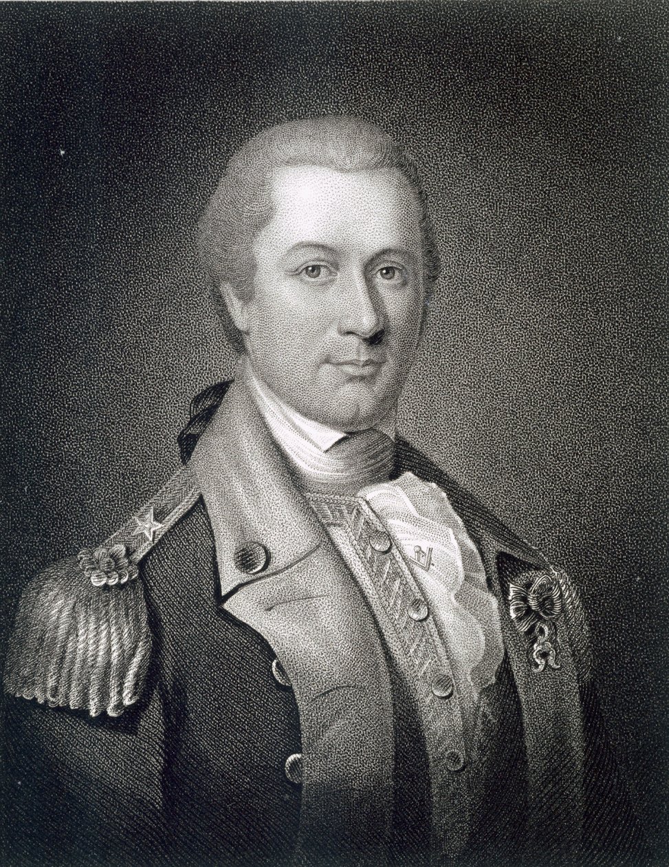 Kenraali Otho Holland Williams (1749-94), kaiverrus James Barton Longacre (1794-1869) tekijältä Charles Willson Peale