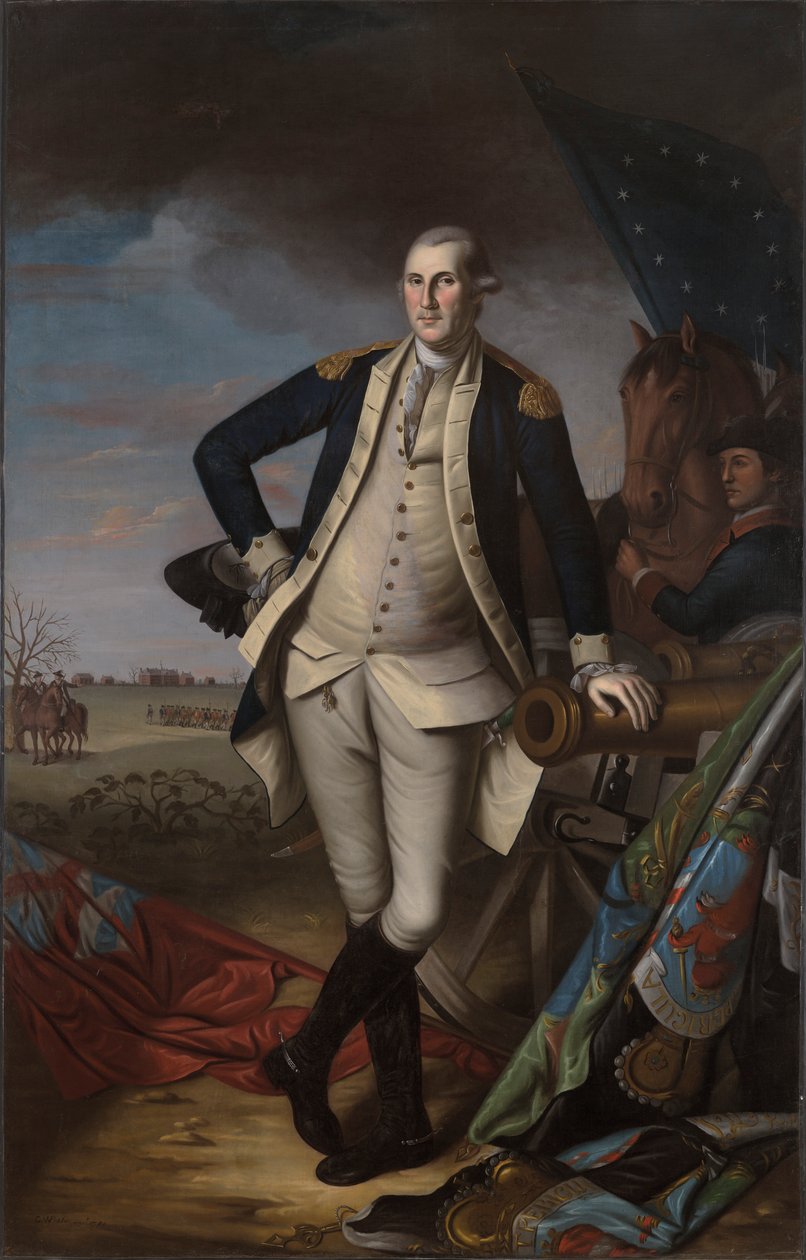 George Washington Princetonin taistelussa tekijältä Charles Willson Peale