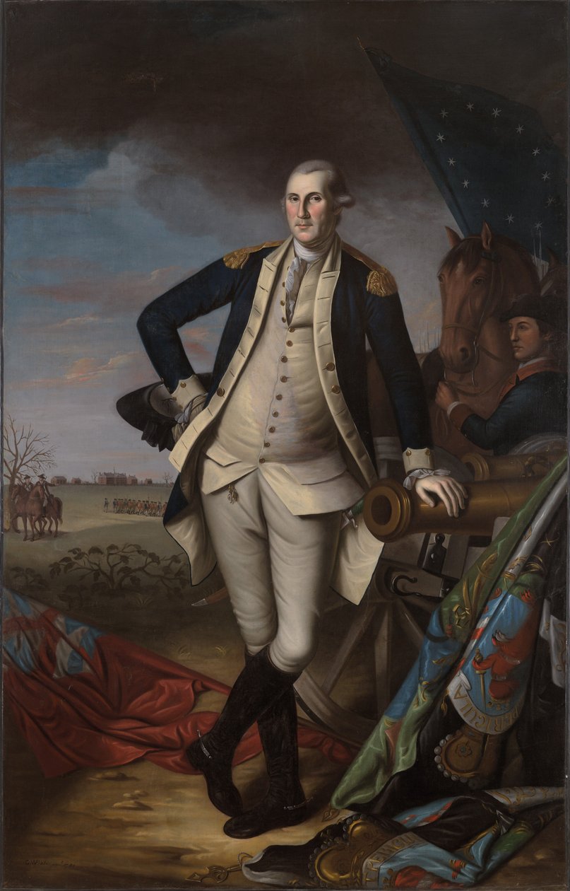 George Washington Princetonin taistelussa tekijältä Charles Willson Peale