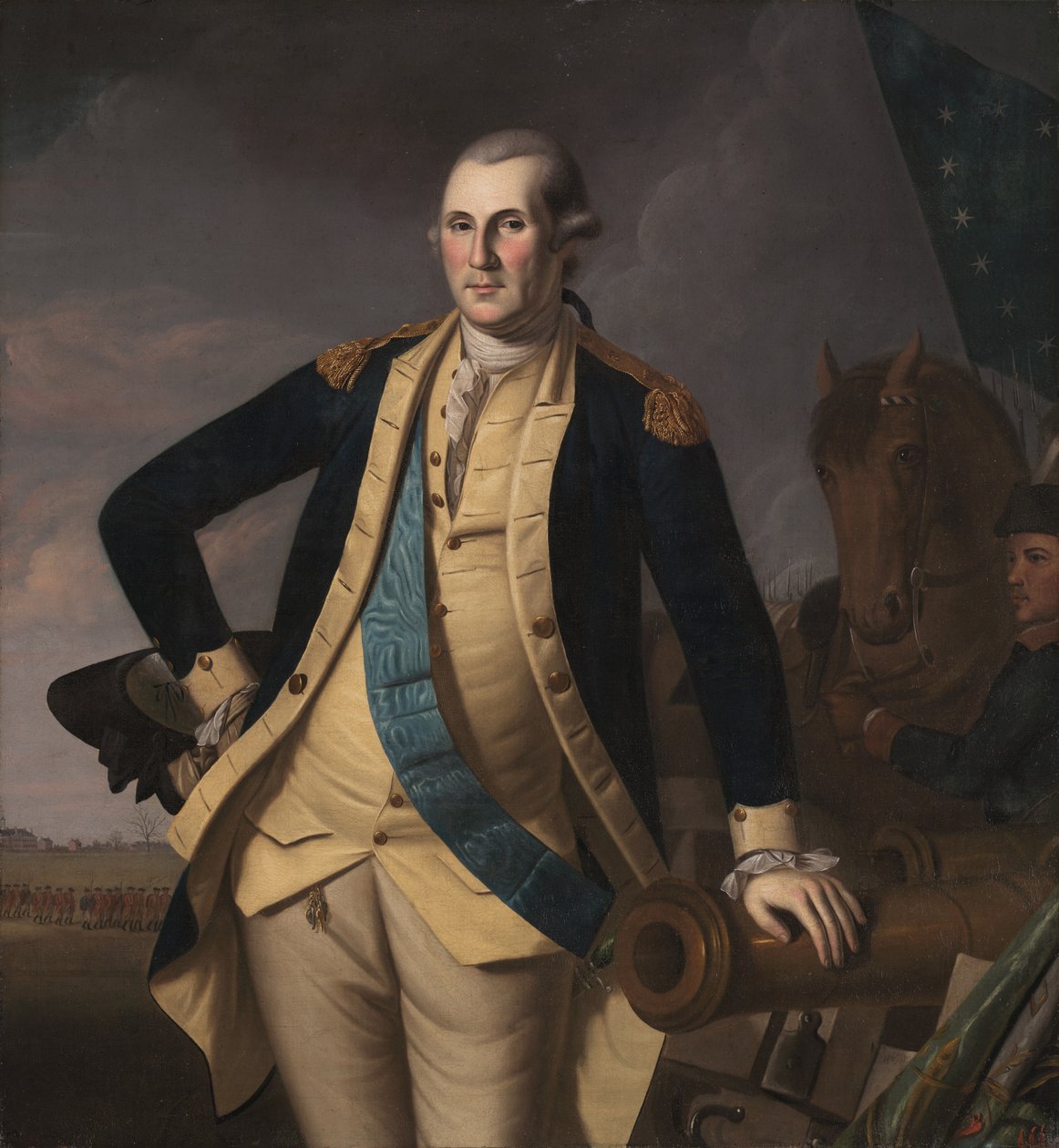 George Washington Princetonin taistelussa, n. 1779. tekijältä Charles Willson Peale