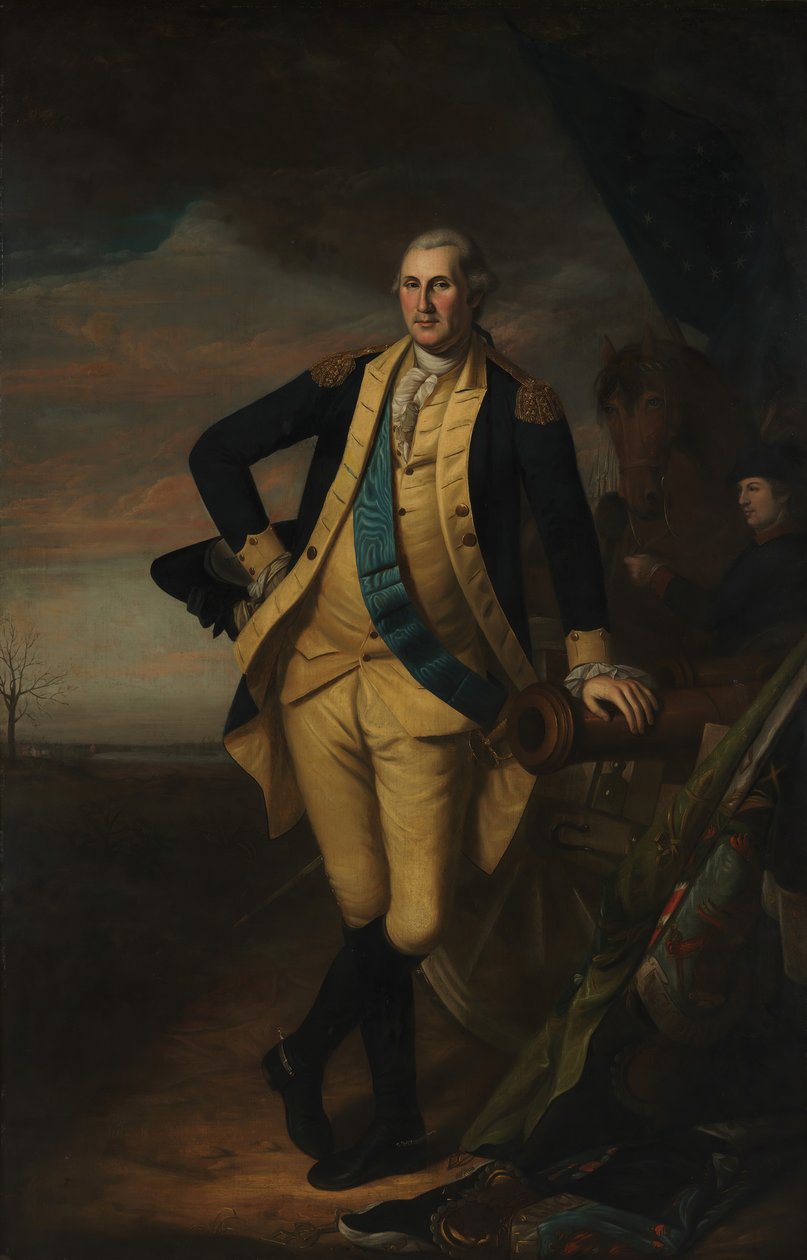 George Washington, n. 1779-81. tekijältä Charles Willson Peale