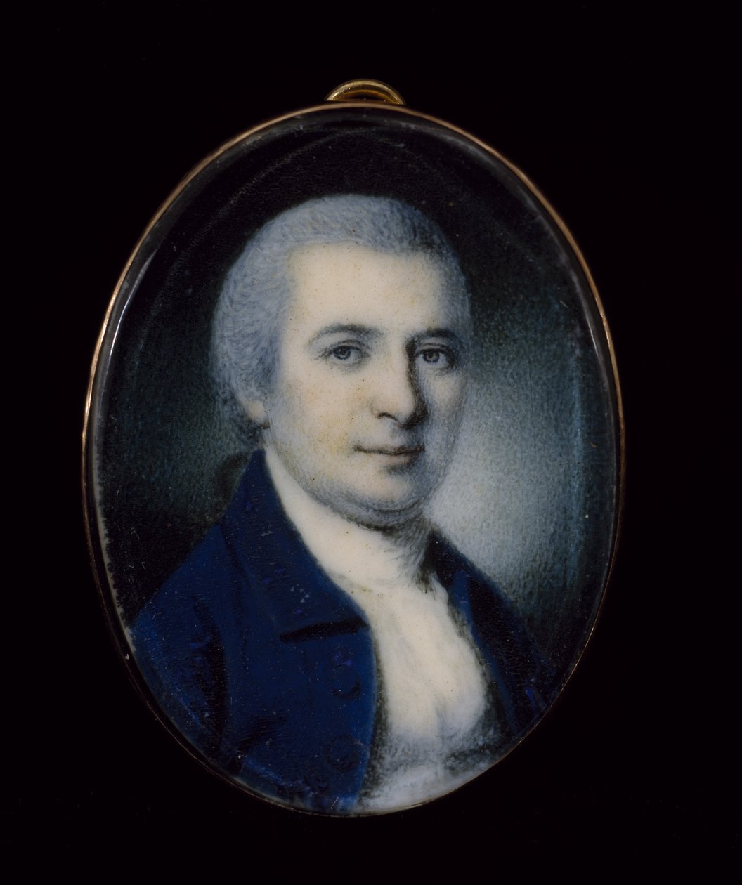 Kenraali Henry "Light-Horse Harry" Leen (1756-1818) muotokuva n. 1785 (vesiväri norsunluulle) tekijältä Charles Willson Peale
